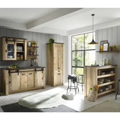 Mobiliar für Küche inklusive Tresen - Garisa (sechsteilig)