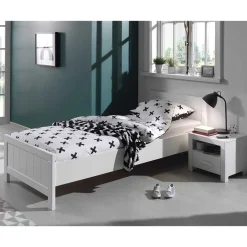 Modern Country Kinderbett in Weiß - Ellen
