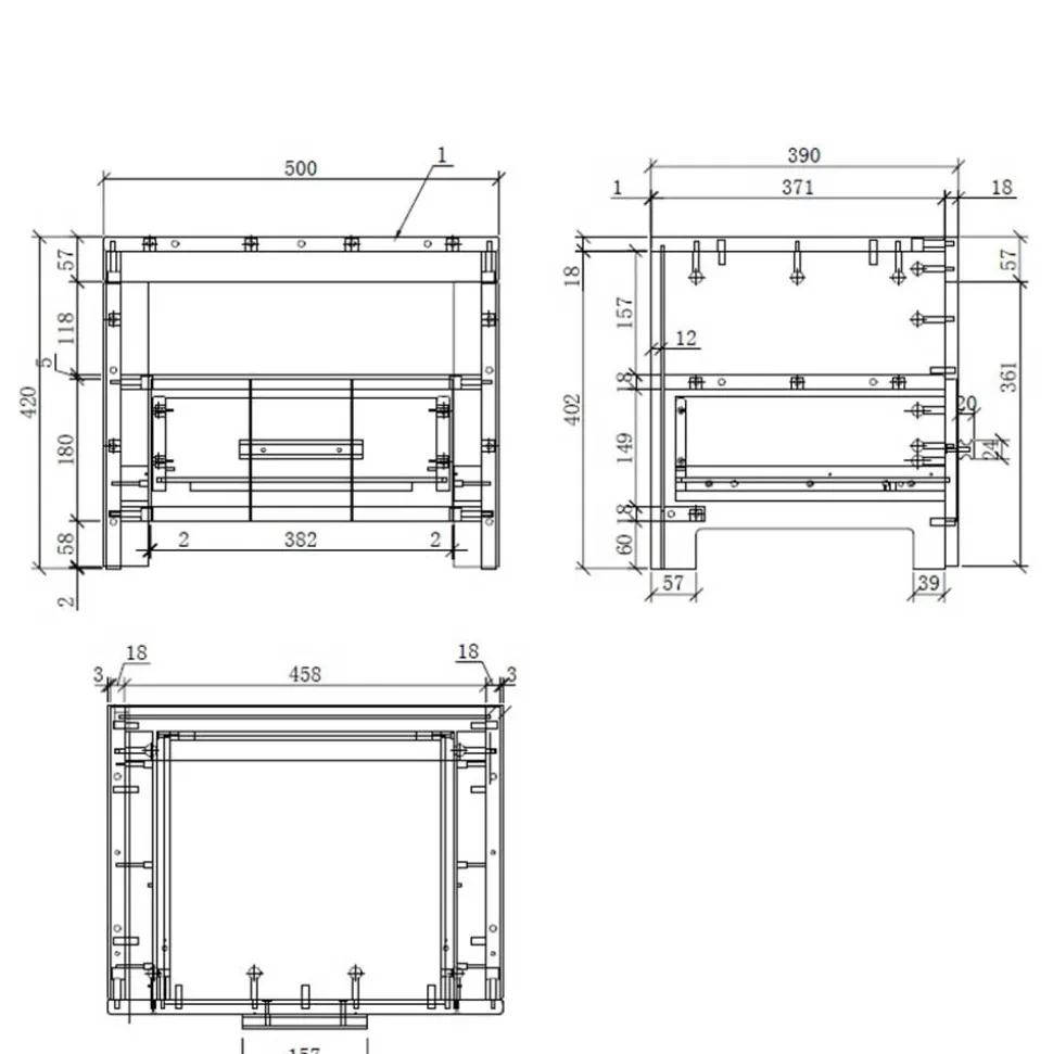 Modern Country Kinderzimmer in Weiß - Ellen (vierteilig)