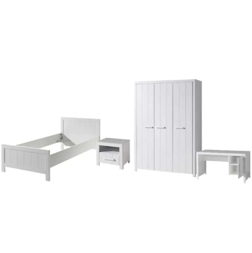 Modern Country Kinderzimmer in Weiß - Ellen (vierteilig)