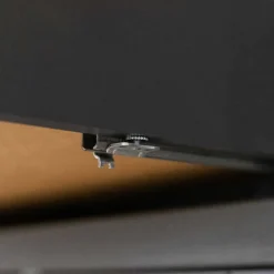 Modern Country Nachtkommode in Grau & Kiefer - Eromsia