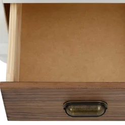 Modern Country Nachtkommode in Weiß - Yakos