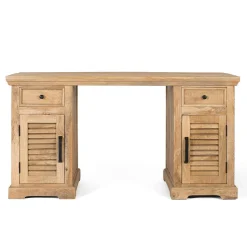 Modern Country Schreibtisch mit Lamellentüren - Muray