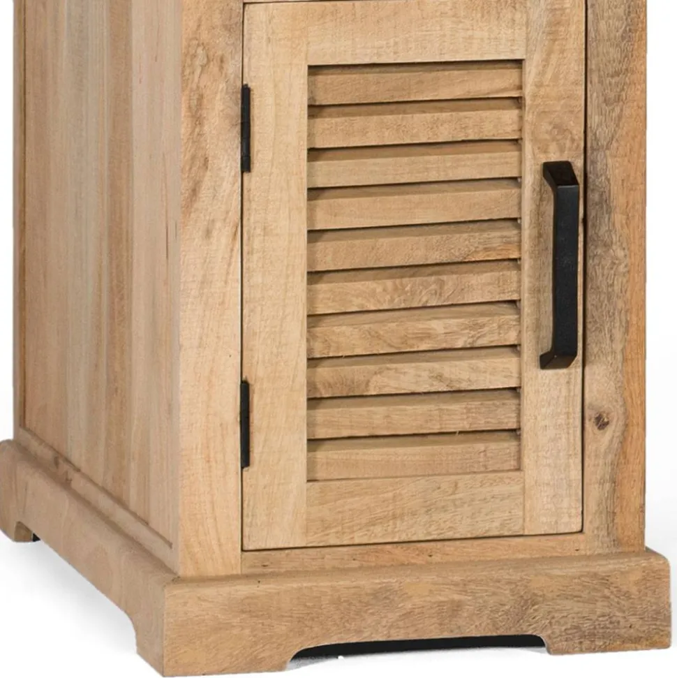 Modern Country Schreibtisch mit Lamellentüren - Muray