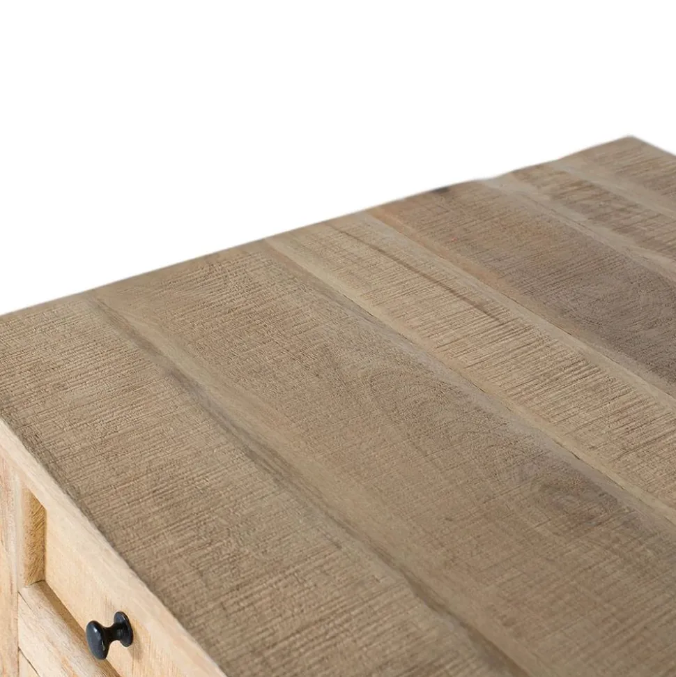 Modern Country Schreibtisch mit Lamellentüren - Muray