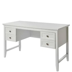 Modern Country Schreibtisch in Weiß - Carter