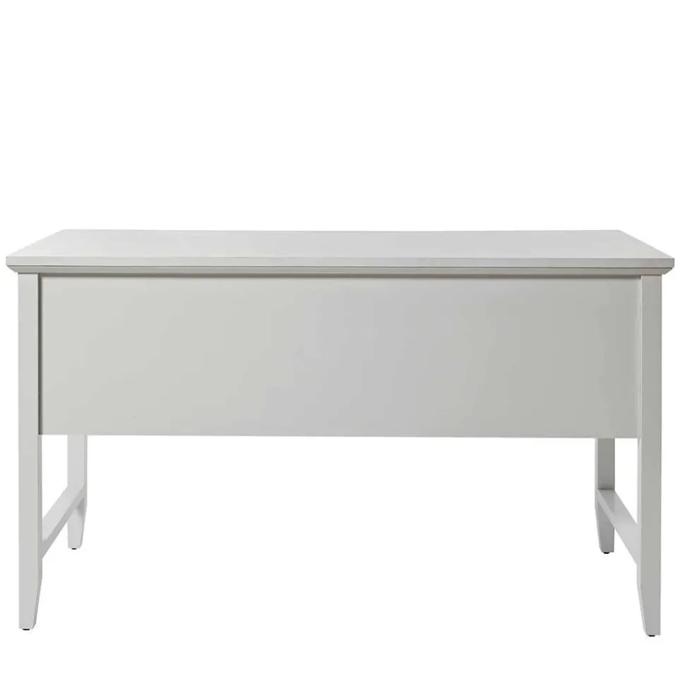 Modern Country Schreibtisch in Weiß - Carter