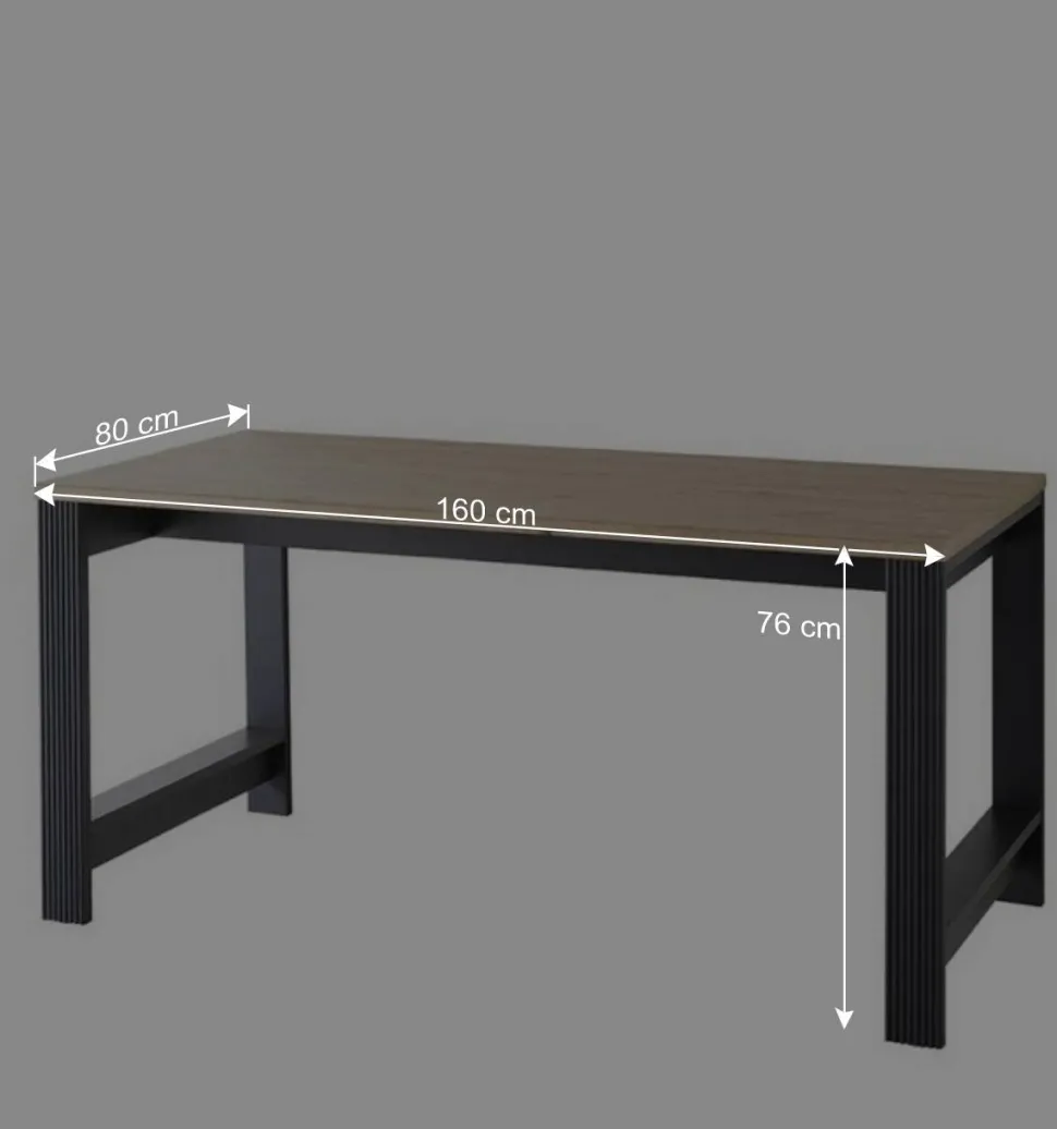 Modern Country Schreibtisch & Rollcontainer - Joe (zweiteilig)