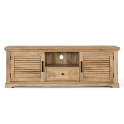 Modern Country TV Board mit Lamellentüren - Muray