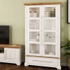 Modern Country Vitrinenschrank zweifarbig - Eyzaco