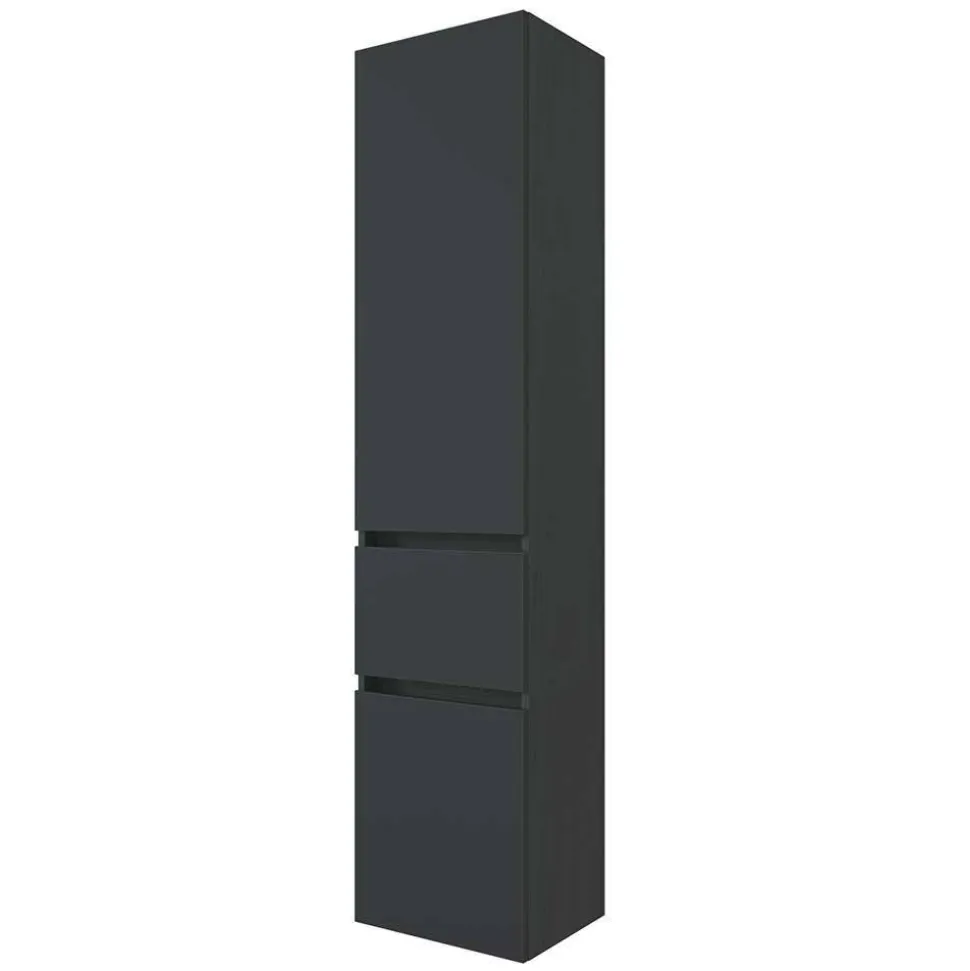 Moderne Badeinrichtung in Dunkel - Noricas I (dreiteilig)