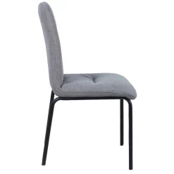 Moderne Esstischgruppe in Grau - Kolmarida (fünfteilig)