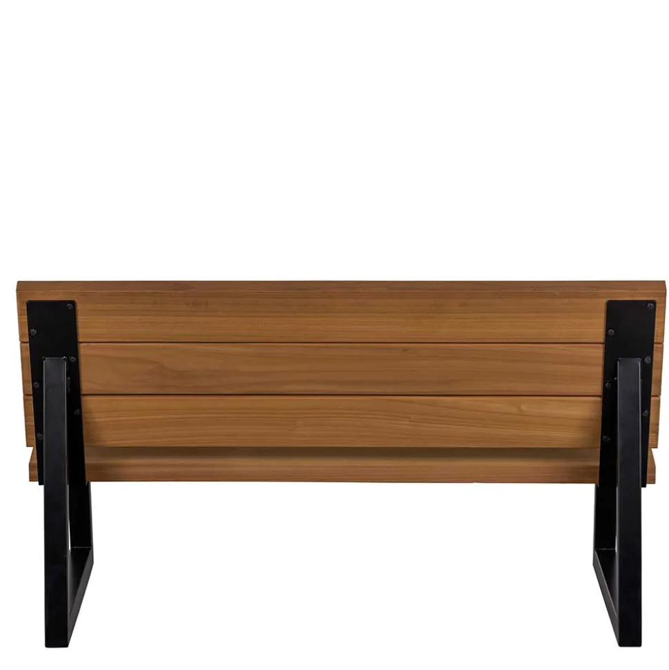 Moderne Gartenbank aus Abachi Holz - Liz