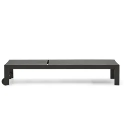 Moderne Gartenliege in Dunkelgrau - Babet