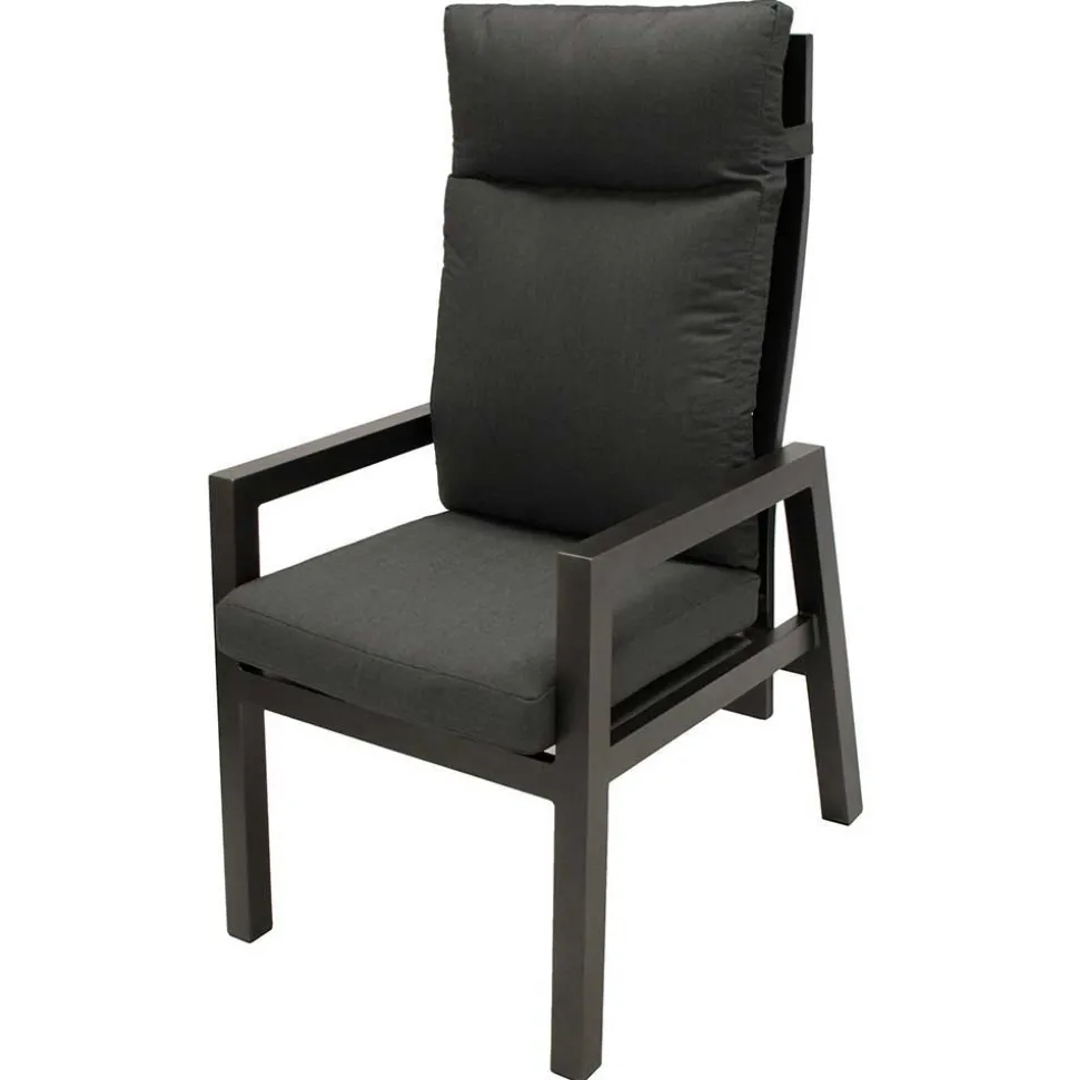 Moderne Gartenstühle aus Aluminium - Ashly (2er Set)