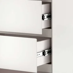 Moderne Hochkommode in Weiß - Vangels