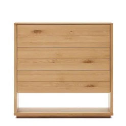 Moderne Kommode mit drei Schubladen und Fach - Algaro