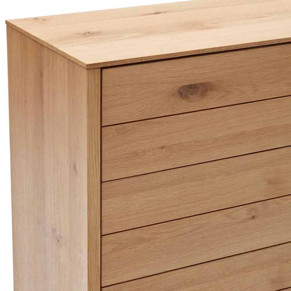 Moderne Kommode mit drei Schubladen und Fach - Algaro