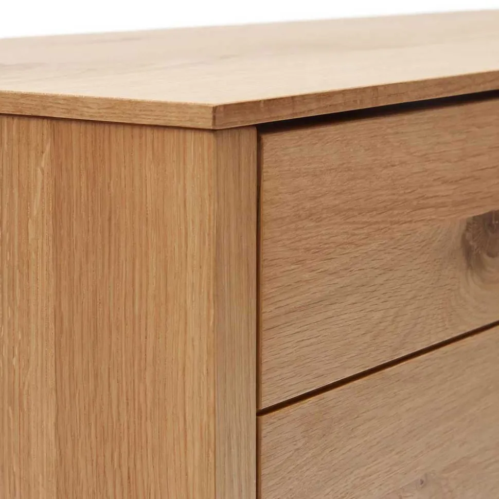 Moderne Kommode mit drei Schubladen und Fach - Algaro