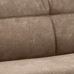 Moderne Polsterbank mit Edelstahl Gestell - Rund