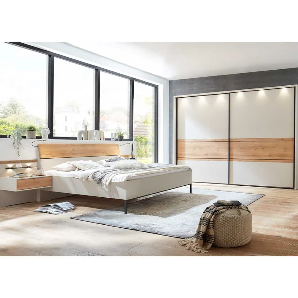 Moderne Schlafzimmereinrichtung Set - Kezmina (vierteilig)