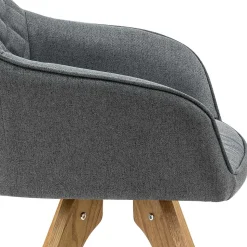 Moderne Tischgruppe mit Armlehnstühlen - Glamoure (fünfteilig)