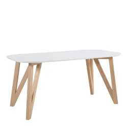 Moderne Tischgruppe mit Armlehnstühlen - Glamoure (fünfteilig)