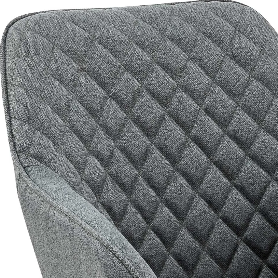 Moderne Tischgruppe mit Armlehnstühlen - Glamoure (fünfteilig)