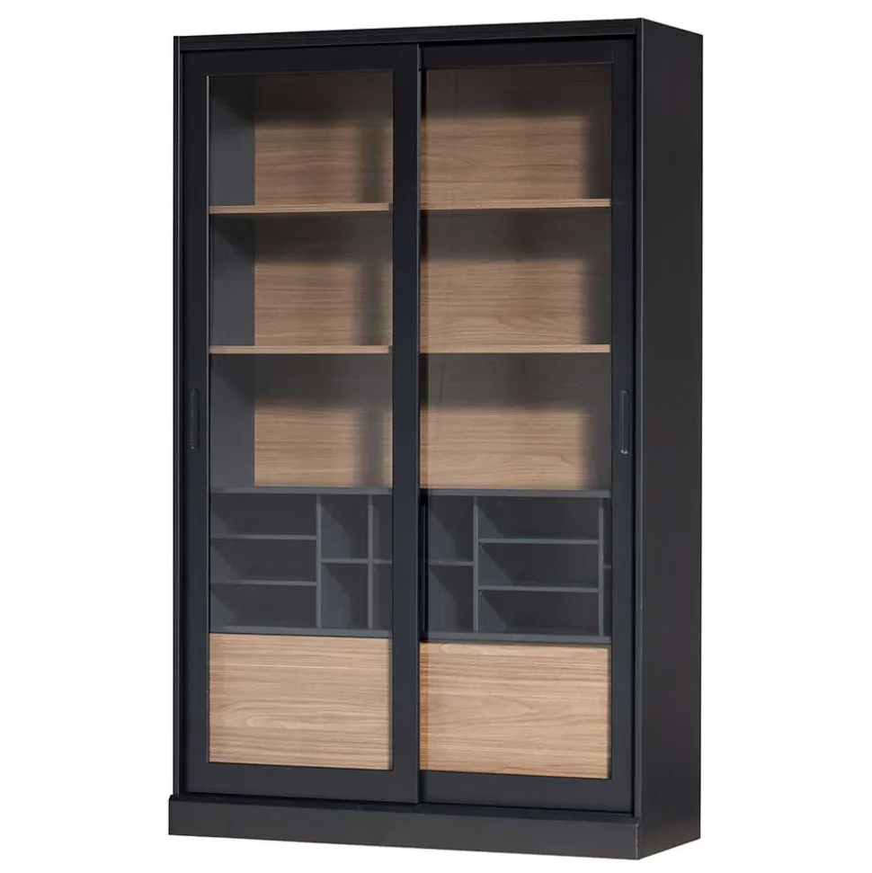 Moderne Vitrine mit Glas Schiebetüren - Susanne
