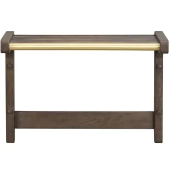 Moderne Wandgarderobe in Eiche Dunkelbraun - Cora