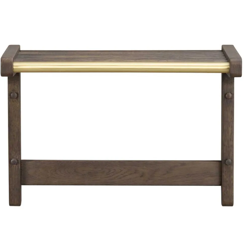 Moderne Wandgarderobe in Eiche Dunkelbraun - Cora