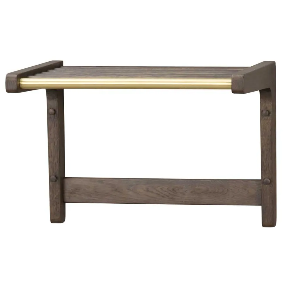 Moderne Wandgarderobe in Eiche Dunkelbraun - Cora