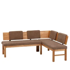 Moderne Wildeiche Eckbank mit Polsterung - Virds