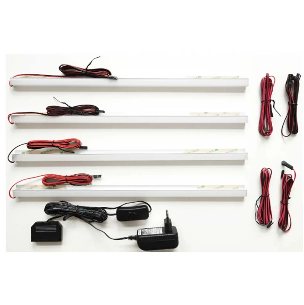 Moderne Wohnwand-Möbel im Set - Loazin (vierteilig)