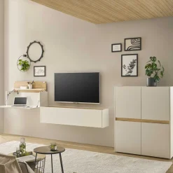 Moderne Wohnzimmereinrichtung Schrank Set - Nonessia (dreiteilig)