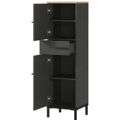 Moderner Badezimmerschrank 125 cm hoch - Lucrino