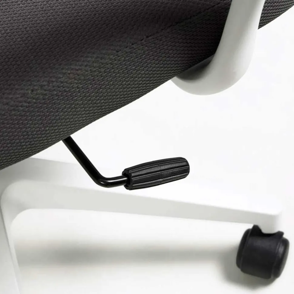 Moderner Bürostuhl in Grau & Weiß - Vahama