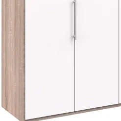 Moderner Falttürenschrank mit Metallgriffen - Vaclyn