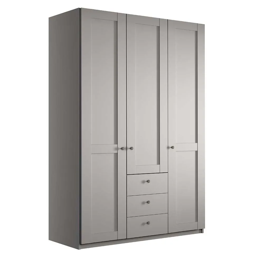 Moderner Kleiderschrank in Hellgrau - Ridonna