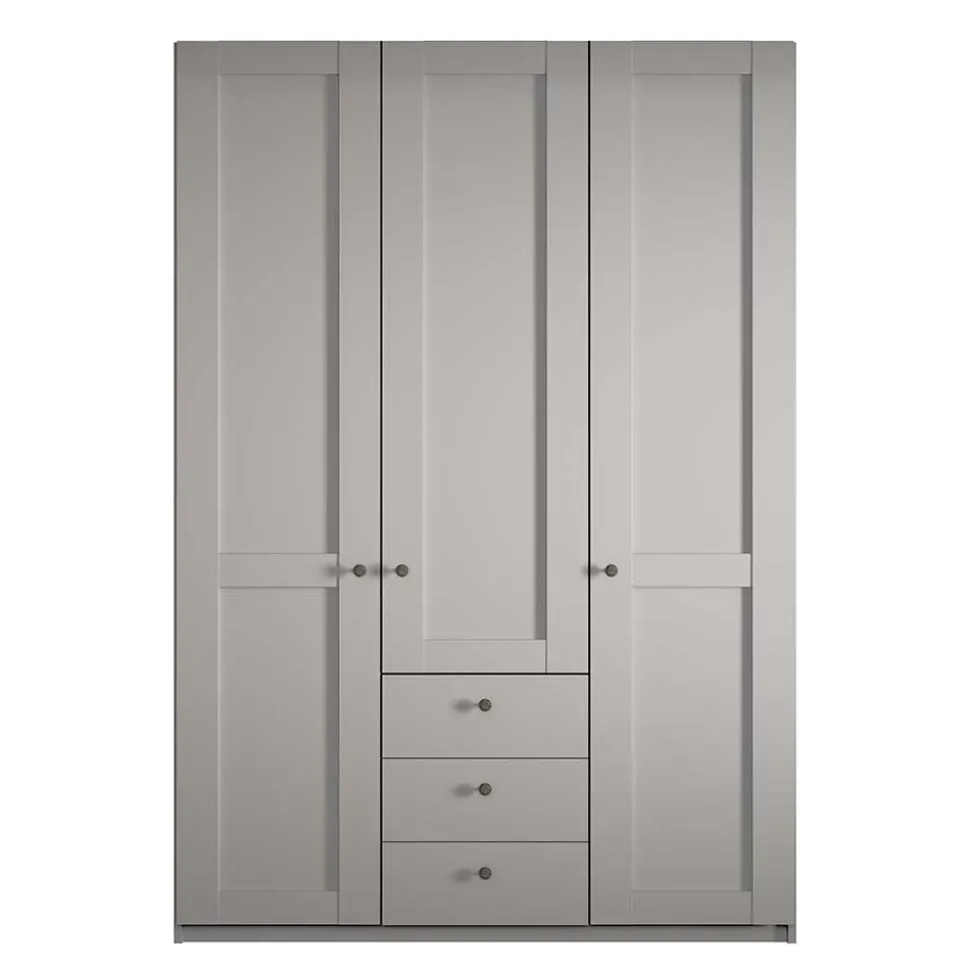 Moderner Kleiderschrank in Hellgrau - Ridonna