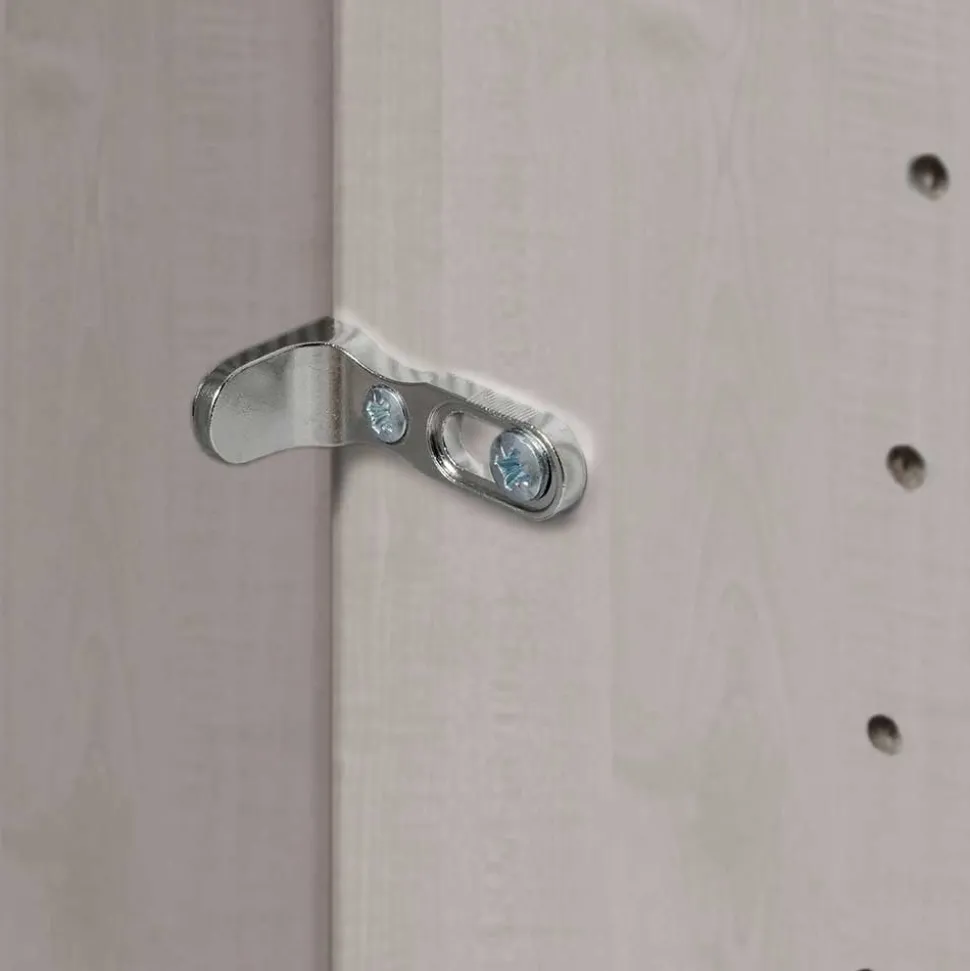 Moderner Kleiderschrank in Hellgrau - Ridonna