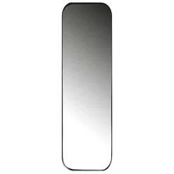 Moderner Oval Spiegel in Schwarz - Locila