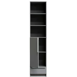Moderner Schrank in Beton Grau - Almond