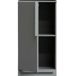 Moderner Schrank in Beton Grau - Almond
