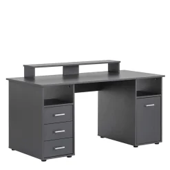 Moderner Schreibtisch in Anthrazit - Imilias