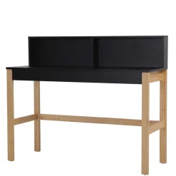 Moderner Schreibtisch mit Aufsatz - zweifarbig - Ynes