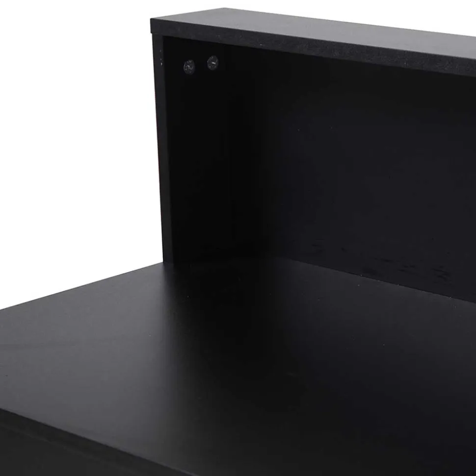 Moderner Schreibtisch mit Aufsatz - zweifarbig - Ynes