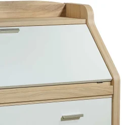 Moderner Sekretär in Creme & Eiche Bianco - Jamaica