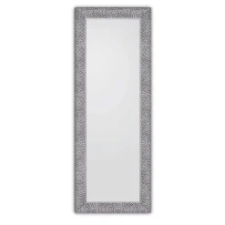 Moderner Spiegel in Schwarz Silber - Tyrcio