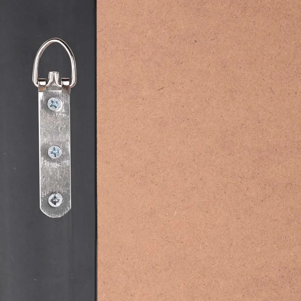 Moderner Spiegel in Schwarz Silber - Tyrcio